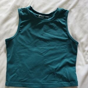 ZYIA Teal Stronger Tank Top